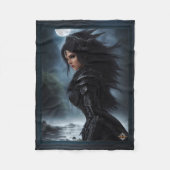 Empress Vampire Hunter AI Concept Art van Xzendor7 Fleece Deken (Voorkant)
