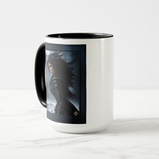 Empress Vampire Hunter AI Concept Art van Xzendor7 Mok (Voorkant links)