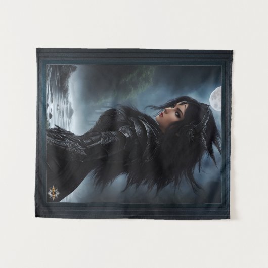 Empress Vampire Hunter AI Concept Art van Xzendor7 Wandkleed (Voorkant (horizontaal))