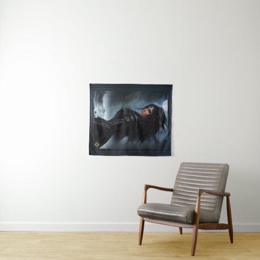 Empress Vampire Hunter AI Concept Art van Xzendor7 Wandkleed (In Situ (horizontaal))