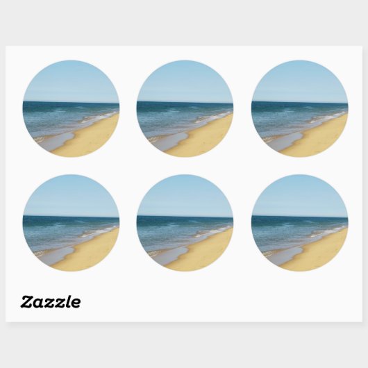 Empty Beach Stickers (Vel)