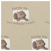 Empty Birdfeeder Stof (Close Up)