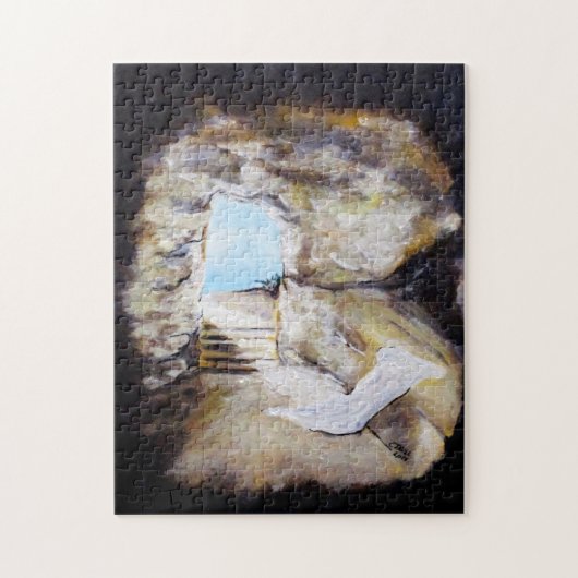 Empty Burial Tomb Jigzaag Puzzle Legpuzzel (Verticaal)