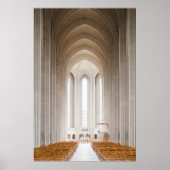 EMPTY CATHEDRAL INTERIOR POSTER (Voorkant)