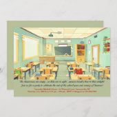 Empty Classroom Uitnodiging (Voorkant / Achterkant)