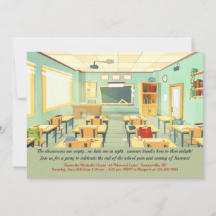 Empty Classroom Uitnodiging