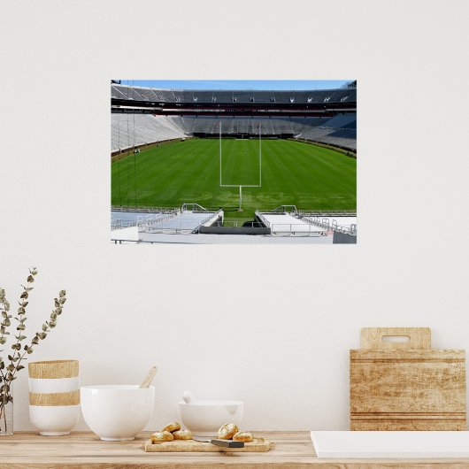 Empty College Football Stadium Poster (Keuken)