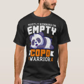 Empty COPD Warrior Awareness Support Month Orange T-shirt (Voorkant)
