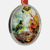 EMPTY NEST CHATTER METALEN ORNAMENT (Rechts)