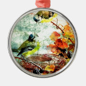 EMPTY NEST CHATTER METALEN ORNAMENT (Voorkant)