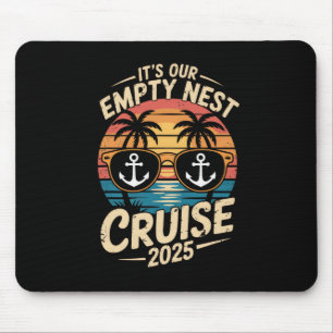 Empty Nester Reizen 2025 Het is onze lege nest cru Muismat