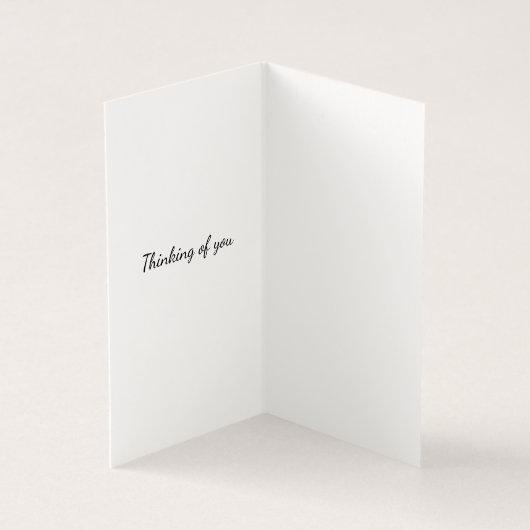 Empty Park Bench Sympathcard Kaart (Binnen)