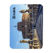 Empty Ponte Sant'Angelo bij zonsopgang - Rome, Ita Magneet (Verticaal)