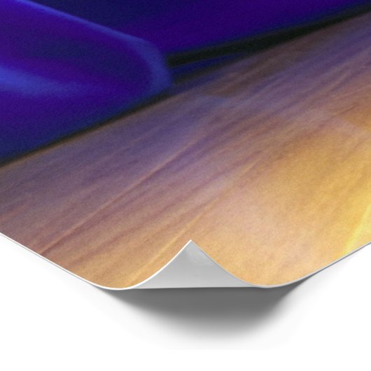 Empty Stage With Curtains Poster (Hoek)