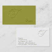 Emreliëf iii visitekaartje (Voorkant / Achterkant)