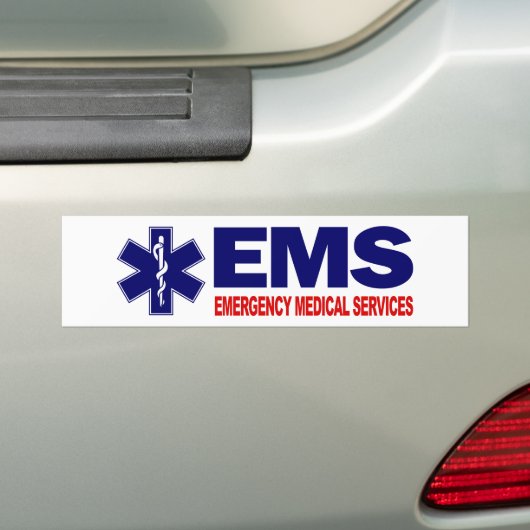 EMS 3 BUMPERSTICKER (Op auto)