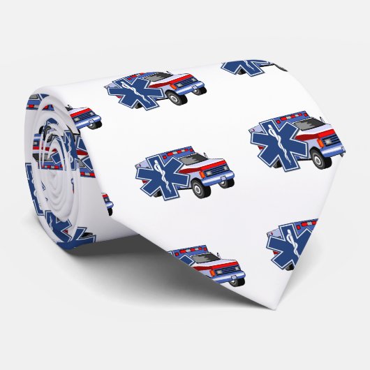 EMS Ambulance Emergency Stropdas (Opgerold)