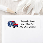 EMS Ambulance EMT Paramedic Label (Insitu)