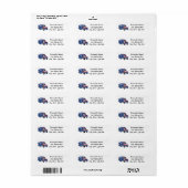 EMS Ambulance EMT Paramedic Label (Full Sheet)