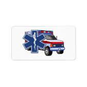 EMS Ambulance EMT Paramedisch Etiket (Voorkant)