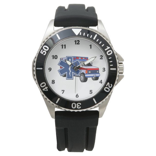 EMS Ambulance Horloge (Voorkant)