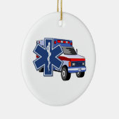 EMS Ambulance Keramisch Ornament (Rechts)