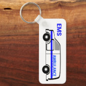 EMS Ambulance met bijbelprijsopgave Sleutelhanger (Voorkant)