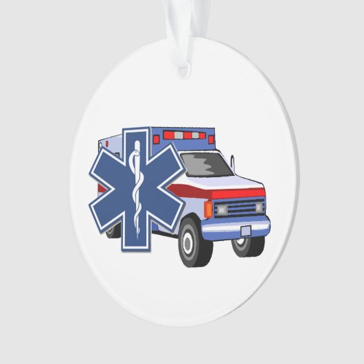 EMS Ambulance Ornament (voorkant)