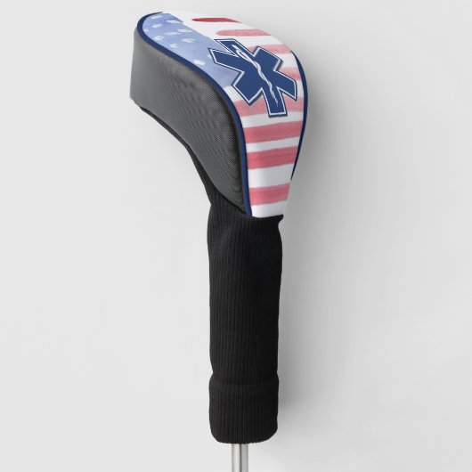 EMS Ambulance Patriotic Golfheadcover (Schuin)