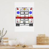 EMS-ambulance Poster (Keuken)