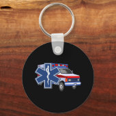 EMS Ambulance Sleutelhanger (Voorkant)