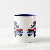 EMS Ambulance Tweekleurige Koffiemok (Center)