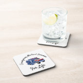 EMS-ambulance voor het leven Bier Onderzetter (Rechterzijde)