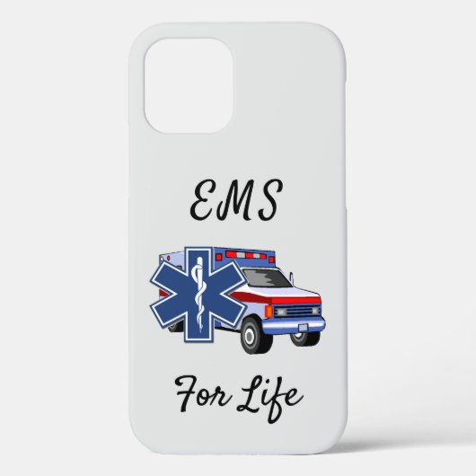 EMS-ambulance voor het leven   Case-Mate iPhone Case (Achterkant)