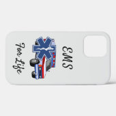 EMS-ambulance voor het leven   Case-Mate iPhone Case (Achterkant (horizontaal))