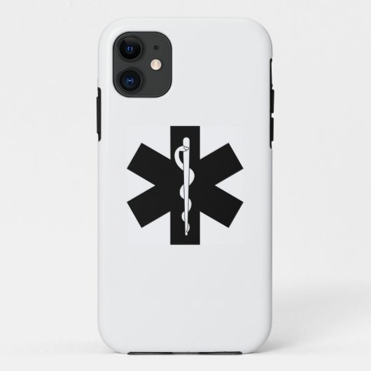EMS-ambulanceverpleegkundige Ster Case-Mate iPhone Case (Achterkant)
