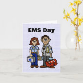 EMS Day Wenskaart Kaart (Gele Bloem)