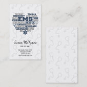 EMS Denim textuur Visitekaartje (Voorkant / Achterkant)