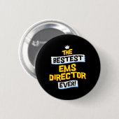 Ems Directeur Functie Beroep Grappige Sarcastische Ronde Button 5,7 Cm (Voorkant /achterkant)