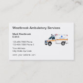 EMS EmEmergency Medische Diensten Visitekaartje (Voorkant)