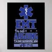 EMS Emergency EMT I's Poster (Voorkant)