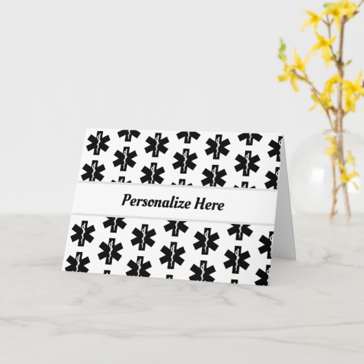 EMS Emergency Logo Kaart (Gele Bloem)