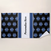 EMS Emergency    LogoBeach Towel Strandlaken (Voorkant)