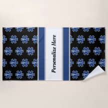 EMS Emergency    LogoBeach Towel