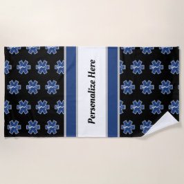 EMS Emergency    LogoBeach Towel Strandlaken