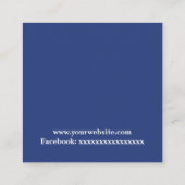 EMS Emergency Medical Services Vierkante Visitekaartje (Achterkant)