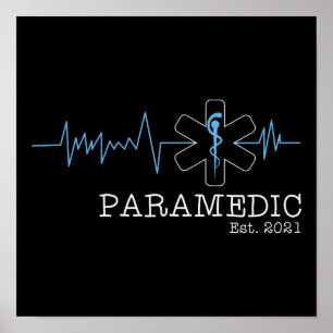 EMS Emergency Paramedic Est. 2021 Student Poster