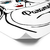 EMS Emergency Paramedic Rosie De Riveter Poster (Hoek)