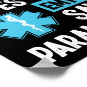 EMS Emergency Paramedics Save Lives Emt's Poster (Hoek)