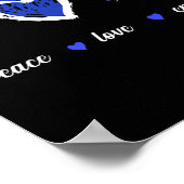 EMS Emergency Peace Love EMT Poster (Hoek)